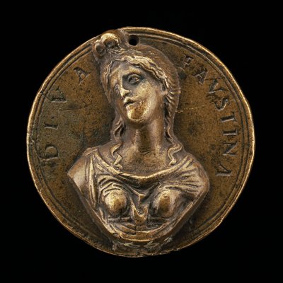 Díva Faustina [előlap], c. 1490 alkotó: Moderno