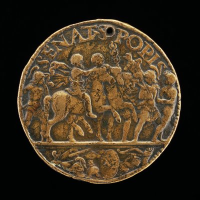 Szenátori diadal [fordítva], c. 1490. alkotó: Moderno