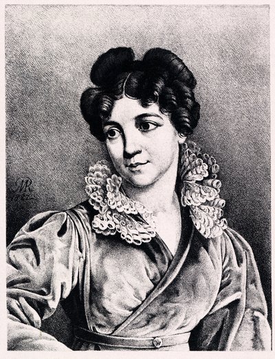 Praskovya Petrovna Kutaisova grófnő portréja 1784-1870, 1827 alkotó: Modest Dmitryevich Rezvoy