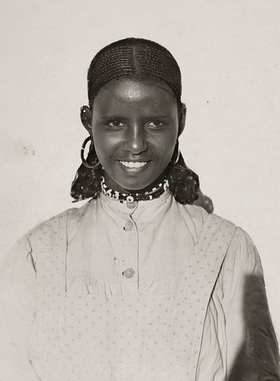 „Birodalom építése” a fasiszta korban: Abesszin lány, 1936.05.09. (f/w fotó) alkotó: Modestino Baldinetti