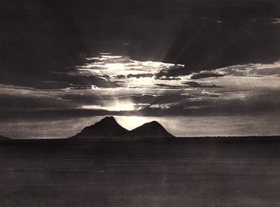 „Birodalom építése” a fasiszta korban: Mount Abu Gamel, 1936.09.05. (f/w fotó) alkotó: Modestino Baldinetti