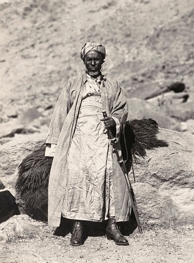 „Birodalom építése” a fasiszta korban: muszlim főnök, 1936.09.05. (f/w fotó) alkotó: Modestino Baldinetti