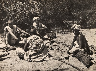 „Birodalom építése” a fasiszta korban: egy csoport nomád pihen, 1936.09.05. (f/w fotó) alkotó: Modestino Baldinetti