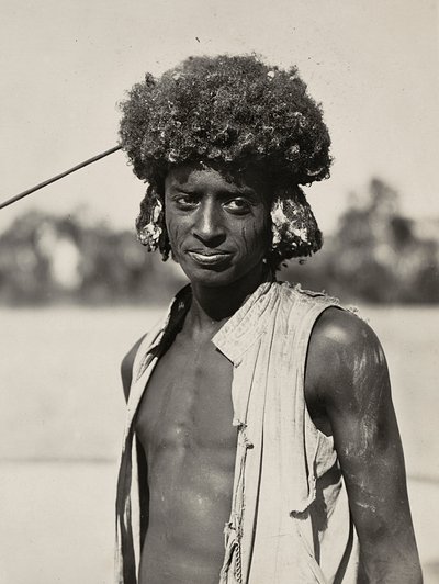 „Birodalom építése” a fasiszta korban: egy ember a Beni Amer törzsből, 1936.09.05. (f/w fotó) alkotó: Modestino Baldinetti