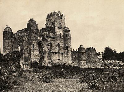 „Birodalom építése” a fasiszta korban: Fasiladas király kastélya Gondarban, Etiópiában, 1936.09.05. (f/w fotó) alkotó: Modestino Baldinetti