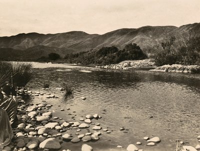 „Birodalom építése” a fasiszta korban: a Setit folyó, 1936.09.05. (f/w fotó) alkotó: Modestino Baldinetti