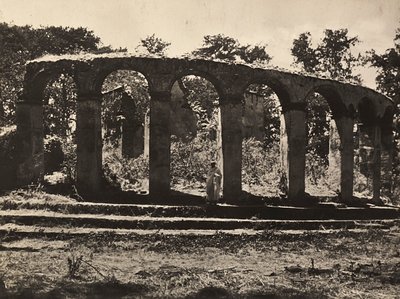 „Birodalom építése” a fasiszta korban: Fasiladas király temploma Gondarban, Etiópiában, 1936. 09. 05. (f/w fotó) alkotó: Modestino Baldinetti