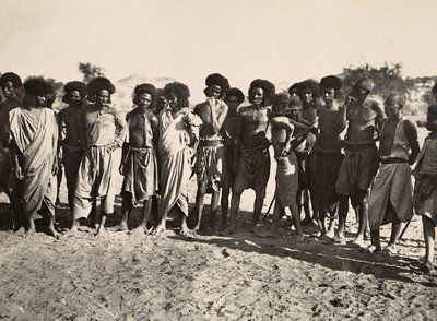 „Birodalom építése” a fasiszta korban: Beni Amer törzs, 1936.09.05. (f/w fotó) alkotó: Modestino Baldinetti