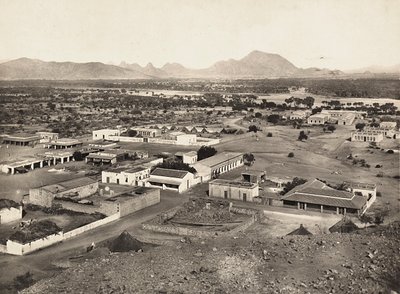 „Birodalom építése” a fasiszta korban: Agordat látképe, 1936.05.09. (f/w fotó) alkotó: Modestino Baldinetti