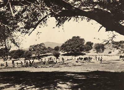 „Birodalom építése” a fasiszta korban: kutak az alsó síkságon, 1936.05.09. (f/w fotó) alkotó: Modestino Baldinetti