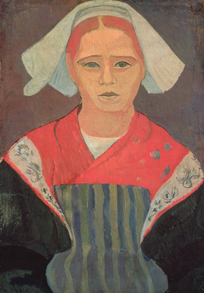 Fiatal breton lány alkotó: Mogens Franscesco Hendrik Ballin