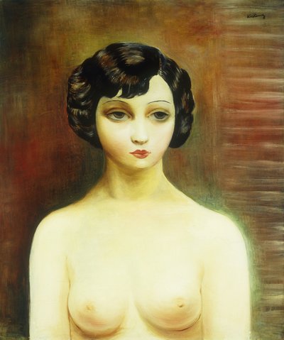 Fiatal nő mellszobra; Buste de Jeune Femme alkotó: Moise Kisling