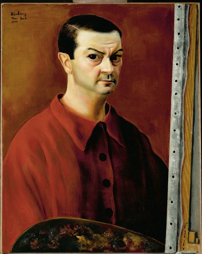 Moise Kisling, önarckép (olaj, vászon) alkotó: Moise Kisling
