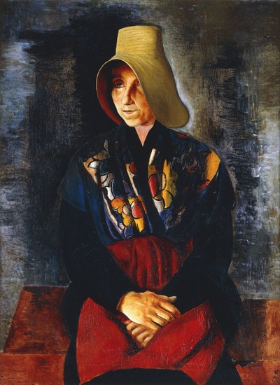 Kisling Renee édesanyjának portréja; Portrait de la Mere de Renee Kisling alkotó: Moise Kisling
