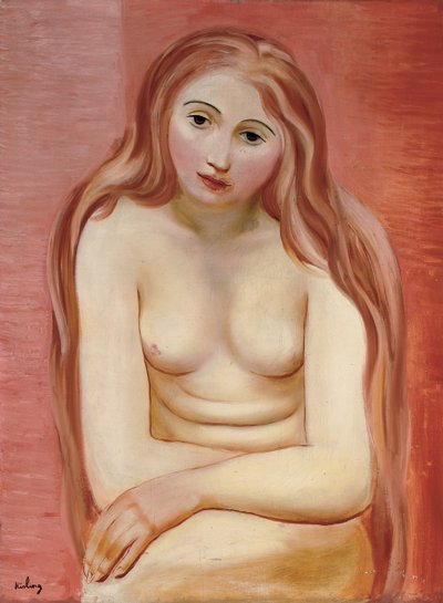 Ülő akt; Nu assis alkotó: Moise Kisling