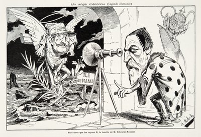 Egy ismeretlen angyal (német legenda), a Harmadik Köztársaság története, I. kötet, Politikatörténet, 1933-as kiadás (litográfia). alkotó: Moloch