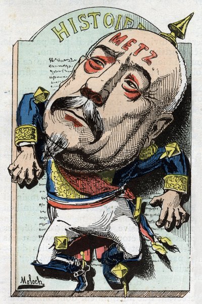 Francois Achille Bazaine (Francois-Achille) egészalakos portréja alkotó: Moloch