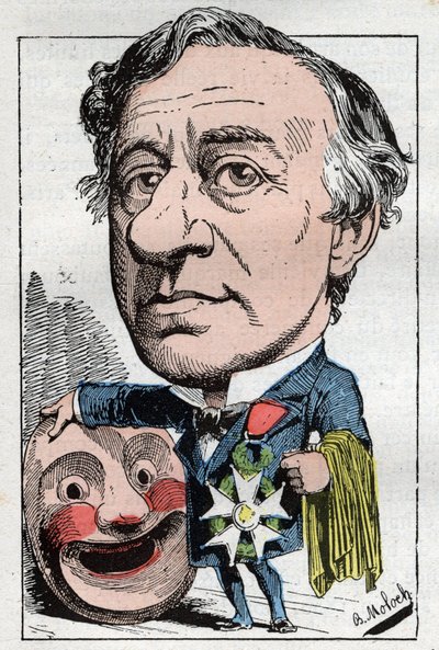 Francois Jules Edmond Got (1822-1901) francia színész portréja alkotó: Moloch