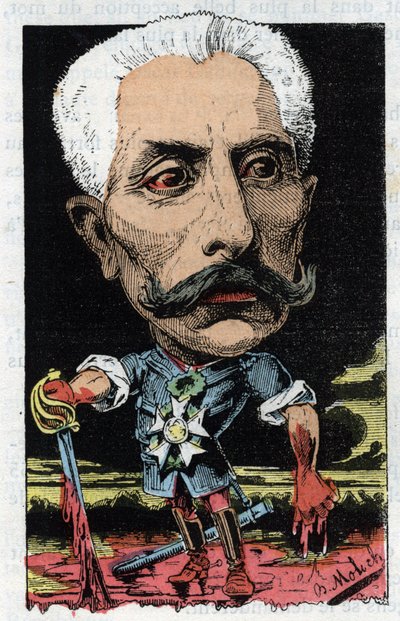 Gaston Alexandre Auguste De Galliffet, Francais tábornok portréja alkotó: Moloch