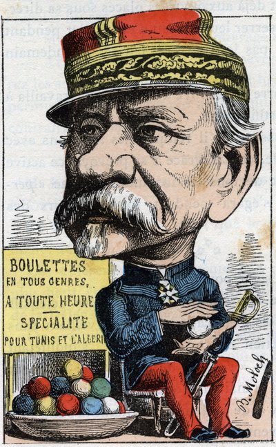 Jean Joseph Frederic Albert Farre (1816-1887) francia katona portréja, 1870-ben tábornokká és hadügyminiszterré nevezték ki. alkotó: Moloch