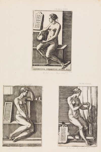 Aritmetika, The Seven Liberal Arts, 4. tábla, 1544. alkotó: Monogrammist B