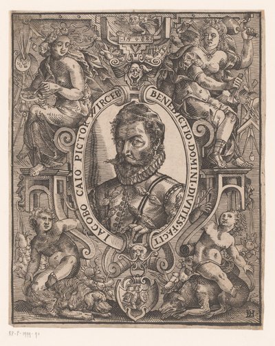 Jacob Cay portréja alkotó: Monogrammist DH (Duitsland)