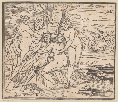Vénusz Adonis halálát gyászolja alkotó: Monogrammist GGN (attributed to)