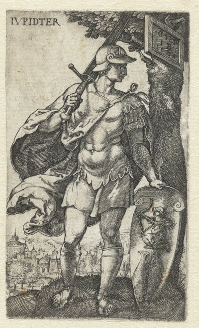 Jupiter IVpidter (cím az objektumon) Istenek ülnek a hét bolygón (sorozat címe) alkotó: Monogrammist IB