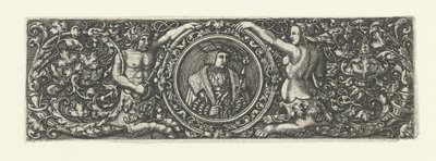 Fríz I. Maximilian portréjával medalionban alkotó: Monogrammist LB (Nederlanden)