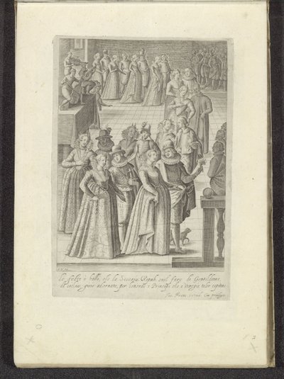 Venetiaans bal Scènes uit het Venetiaanse Leven (sorozat címe) Habiti d
