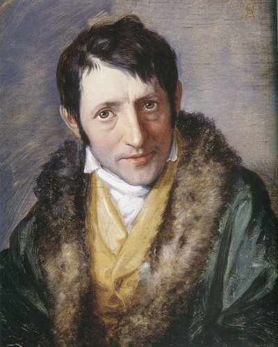 Carl Ludwig Börne portréja 1786-1837, 1833. alkotó: Moritz Daniel Oppenheim