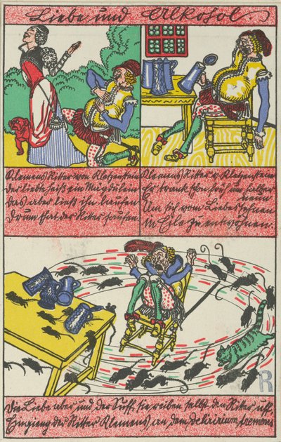 Szerelem és alkohol Szerelem és alkohol, 1911. alkotó: Moritz Jung
