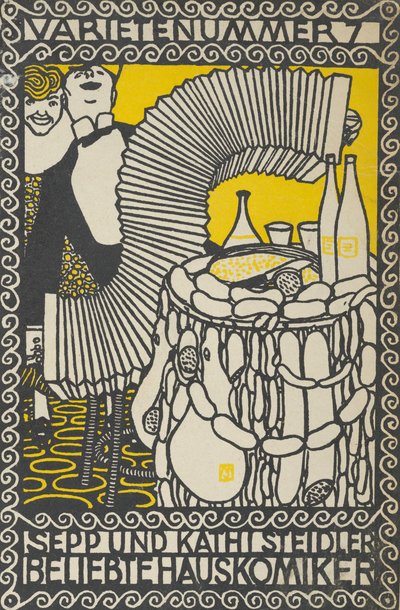 Variety Act 7: Sepp és Kathi Steidler, Popular House Comedians Variety Act 7: Sepp and..., 1907. alkotó: Moritz Jung