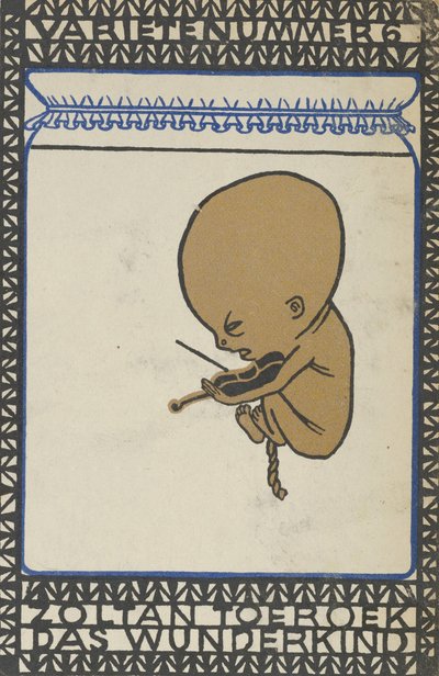 Vaudeville Act 6: Zoltan Toeroek, Child Prodigy Variety number 6: Zoltan Toeroek, Das Wünd..., 1907. alkotó: Moritz Jung