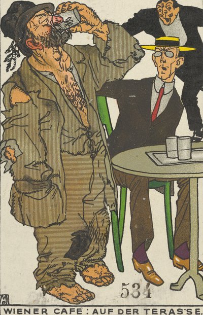 Bécsi kávéház: A teraszon Bécsi kávéház: A teraszon, 1911. alkotó: Moritz Jung