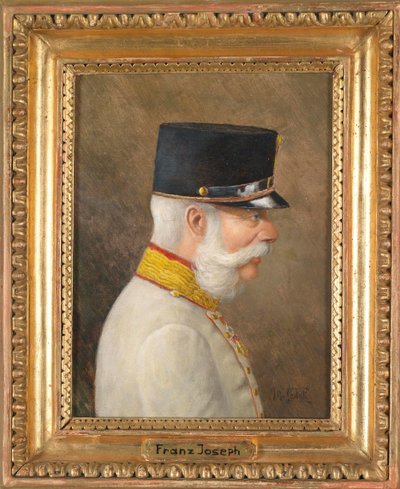 I. Ferenc József osztrák portréja alkotó: Moritz Ledeli