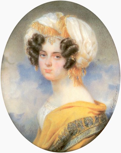 Maria Alekseevna Musina-Pushkina alkotó: Moritz Michael Daffinger