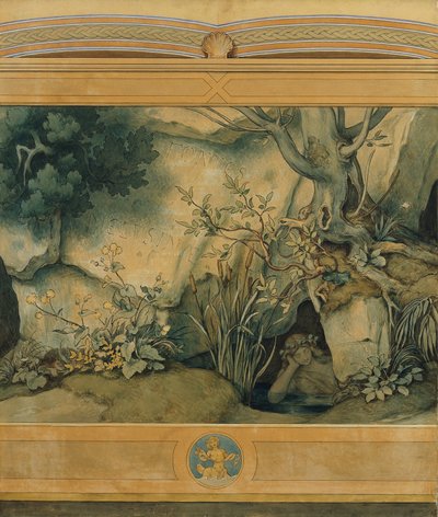 A szép Melusine: I. Fontes Melusinae alkotó: Moritz Ludwig von Schwind