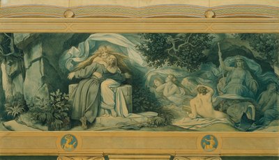 The Beautiful Melusine: X. Finding Again alkotó: Moritz Ludwig von Schwind