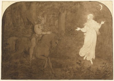 Jelenés az erdőben alkotó: Moritz Ludwig von Schwind