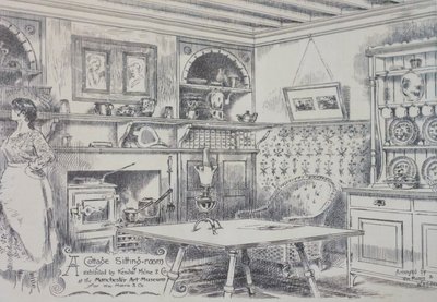 Munkás kis ház tervezése alkotó: Morris & Company