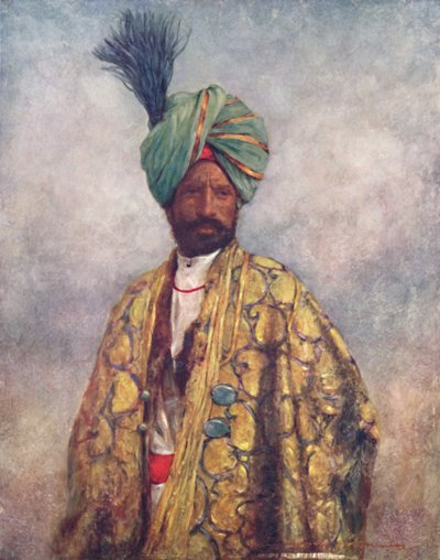 „Egy kasmíri katona”, 1903 alkotó: Mortimer L Menpes