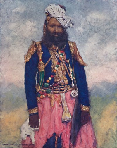 Egy tartó Rajgarghból, 1903 alkotó: Mortimer L Menpes