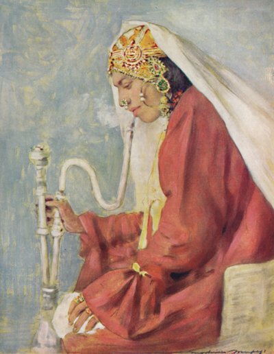 „Egy éneklő lány”, 1903 alkotó: Mortimer L Menpes