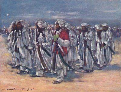 „Baluch főnökök Durbar napján”, 1903 alkotó: Mortimer L Menpes