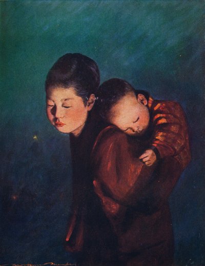 „Teherviselés”, c1887, 1901 alkotó: Mortimer L Menpes