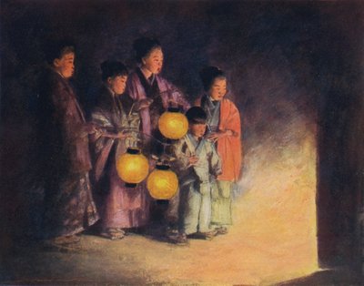 „A lámpás fényében”, 1887, 1901 alkotó: Mortimer L Menpes