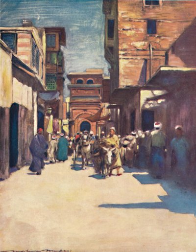 "Kairó", 1903 alkotó: Mortimer L Menpes