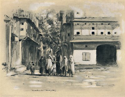„Muszlim nő”, 1903 alkotó: Mortimer L Menpes