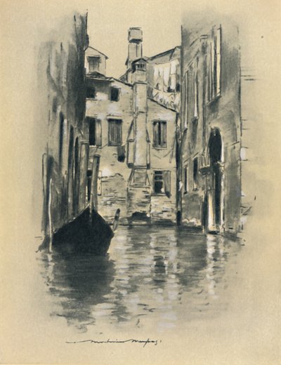 "Utca Velencében", 1903 alkotó: Mortimer L Menpes